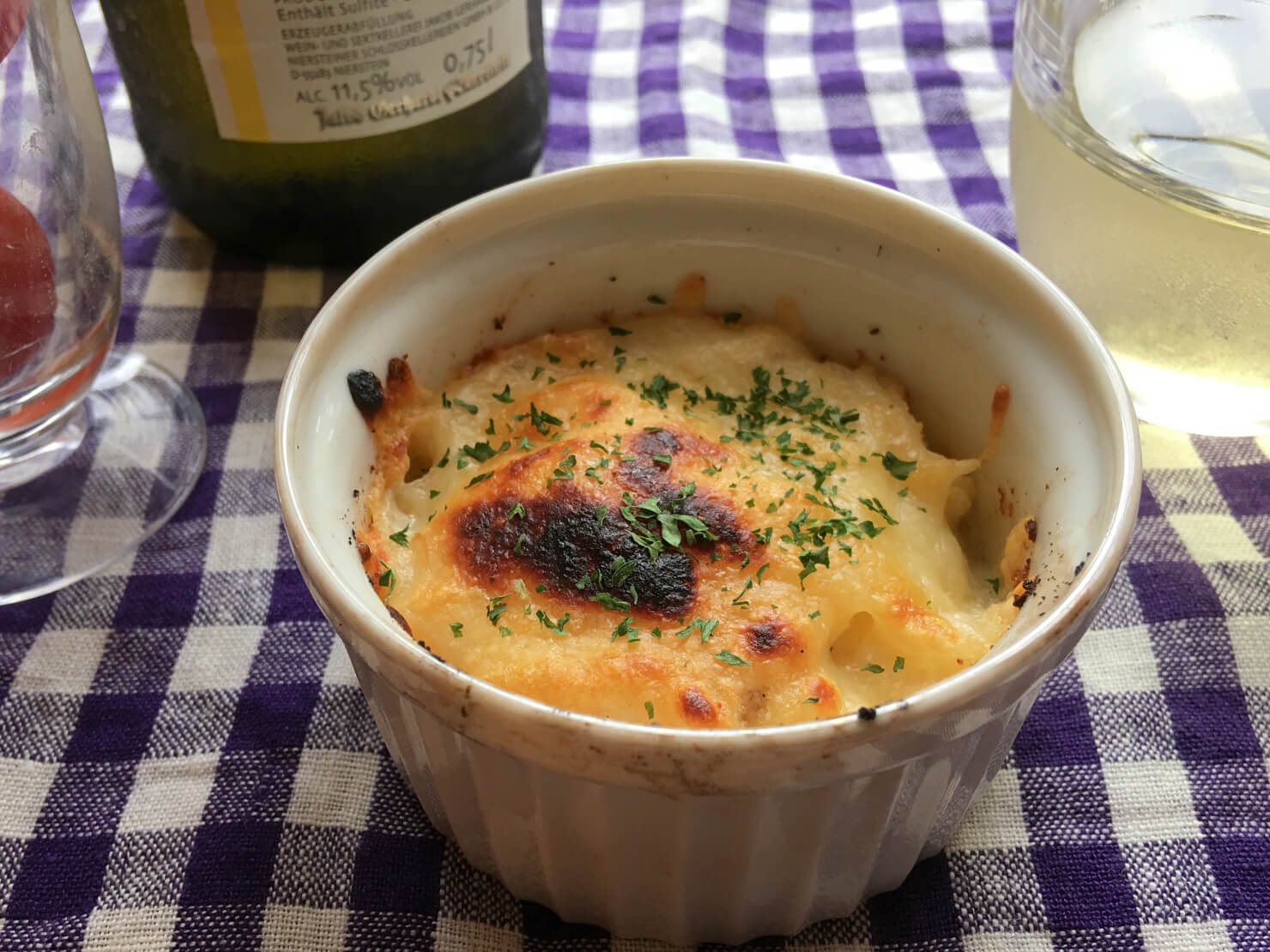 タラモサラダリメイクのタラモサラダのチーズ焼きの写真