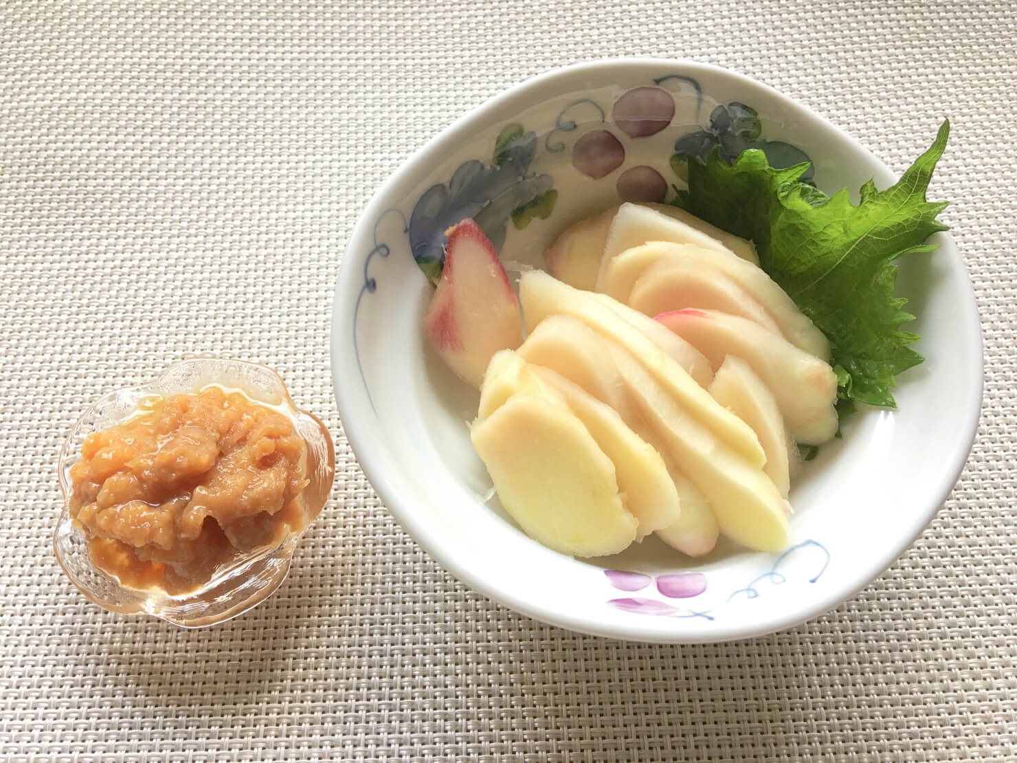 新生姜と味噌の写真