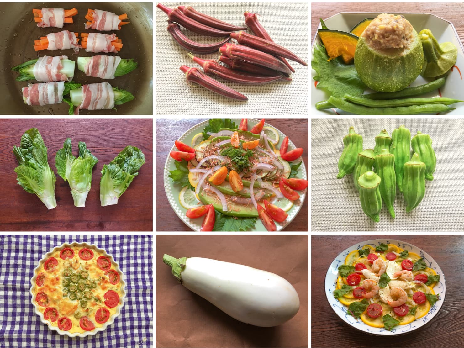 珍しい野菜や珍しい野菜を使った料理の写真